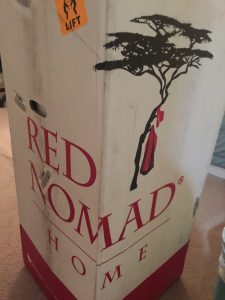 Red Nomad 10-inch Mattress Shipping Box